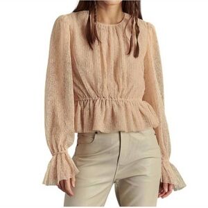 NWT STEVE MADDEN filippa top in cream